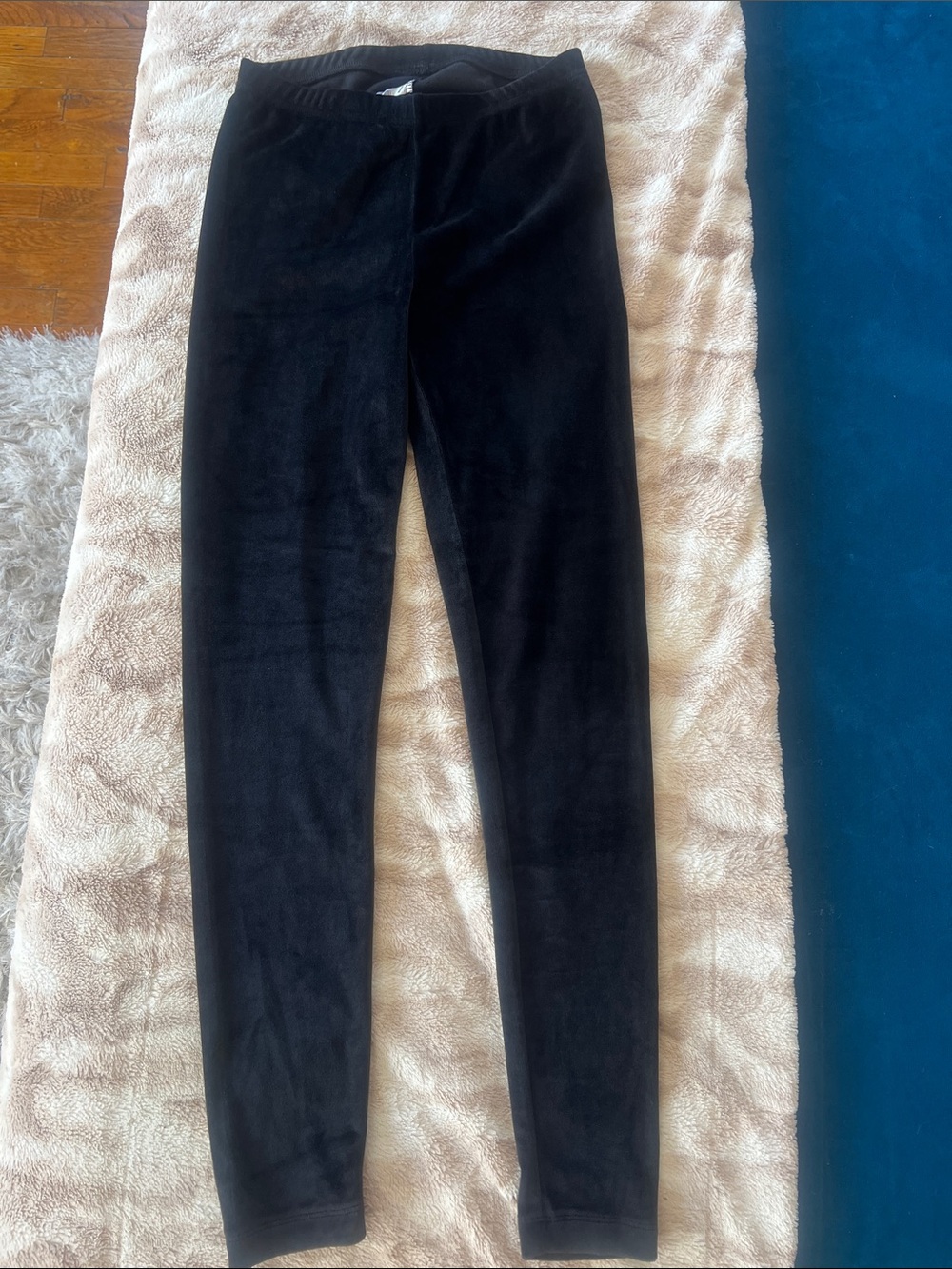 Black Velour Leggings